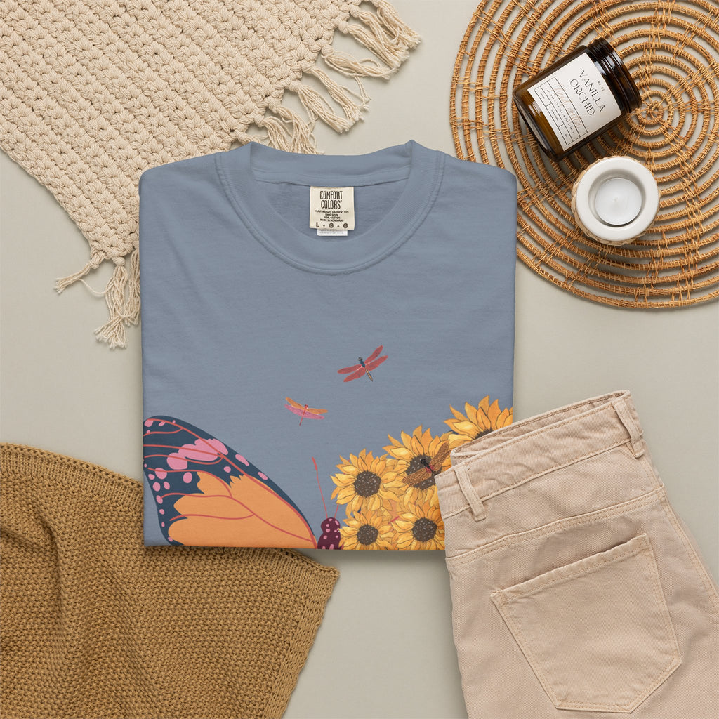 butterfly Garment-Dyed T-shirt