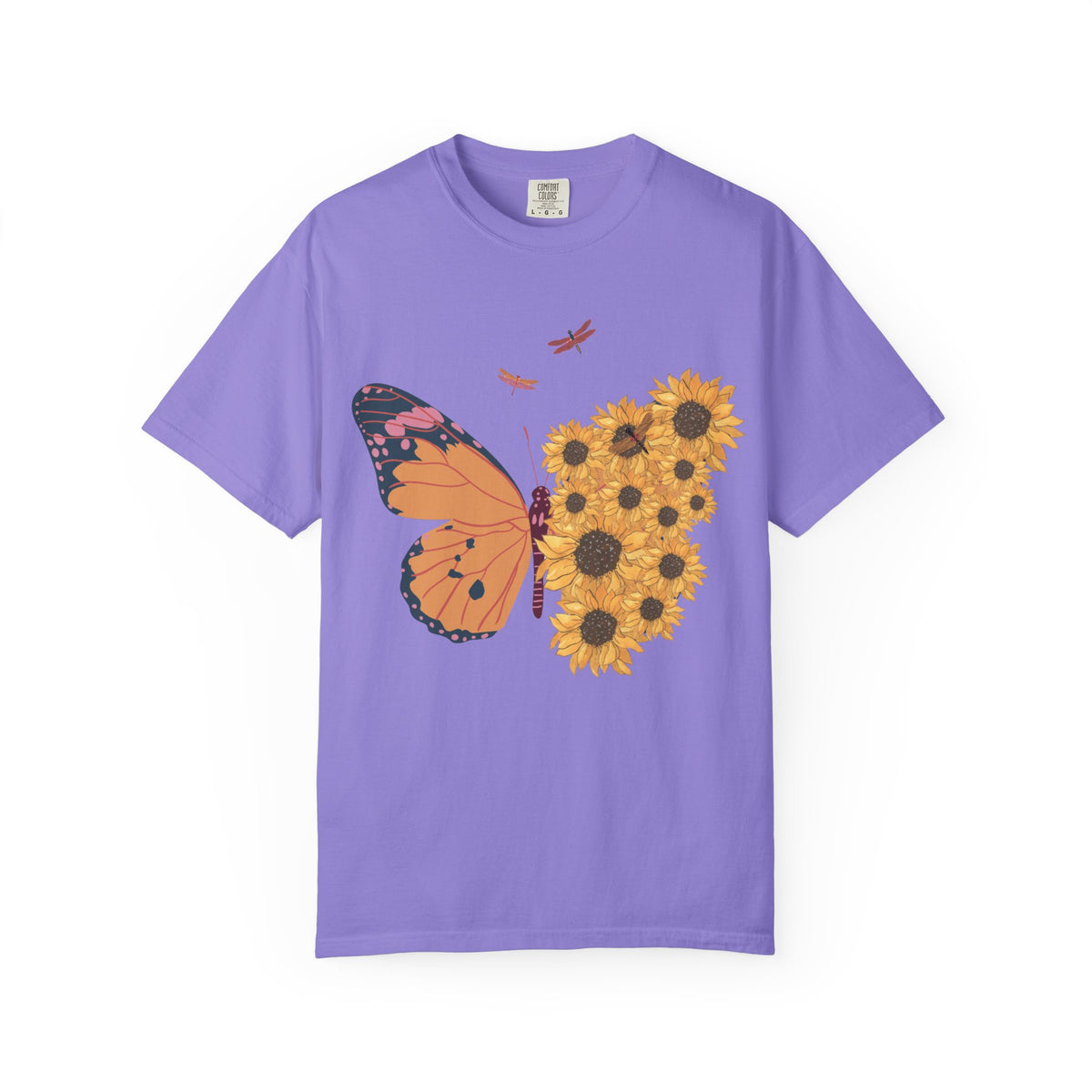 butterfly Garment-Dyed T-shirt