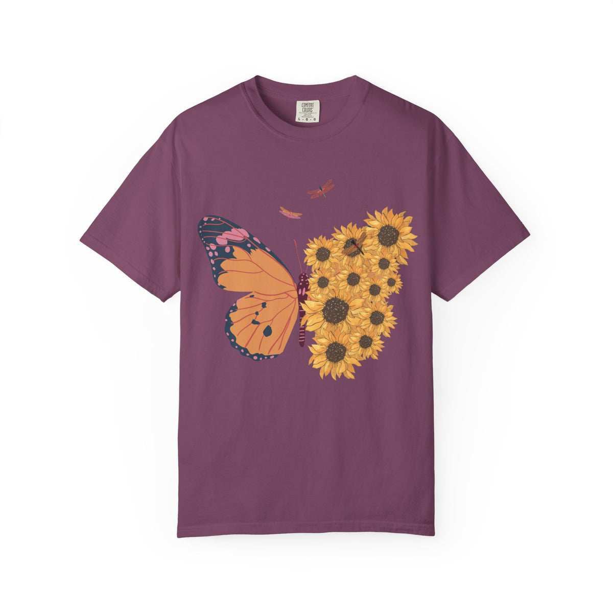 butterfly Garment-Dyed T-shirt